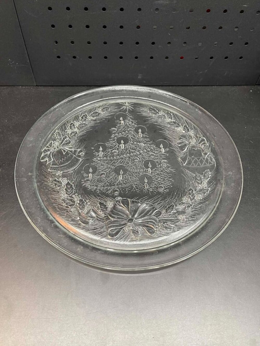 Christmas tree platter